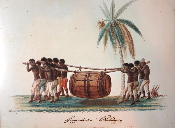 <span style="font-style: normal;">Ganhadores</span> (“earning slaves”) in Bahia. This watercolor has been attributed to Maria Graham, who spent 1823–25 in Brazil. Courtesy João Reis